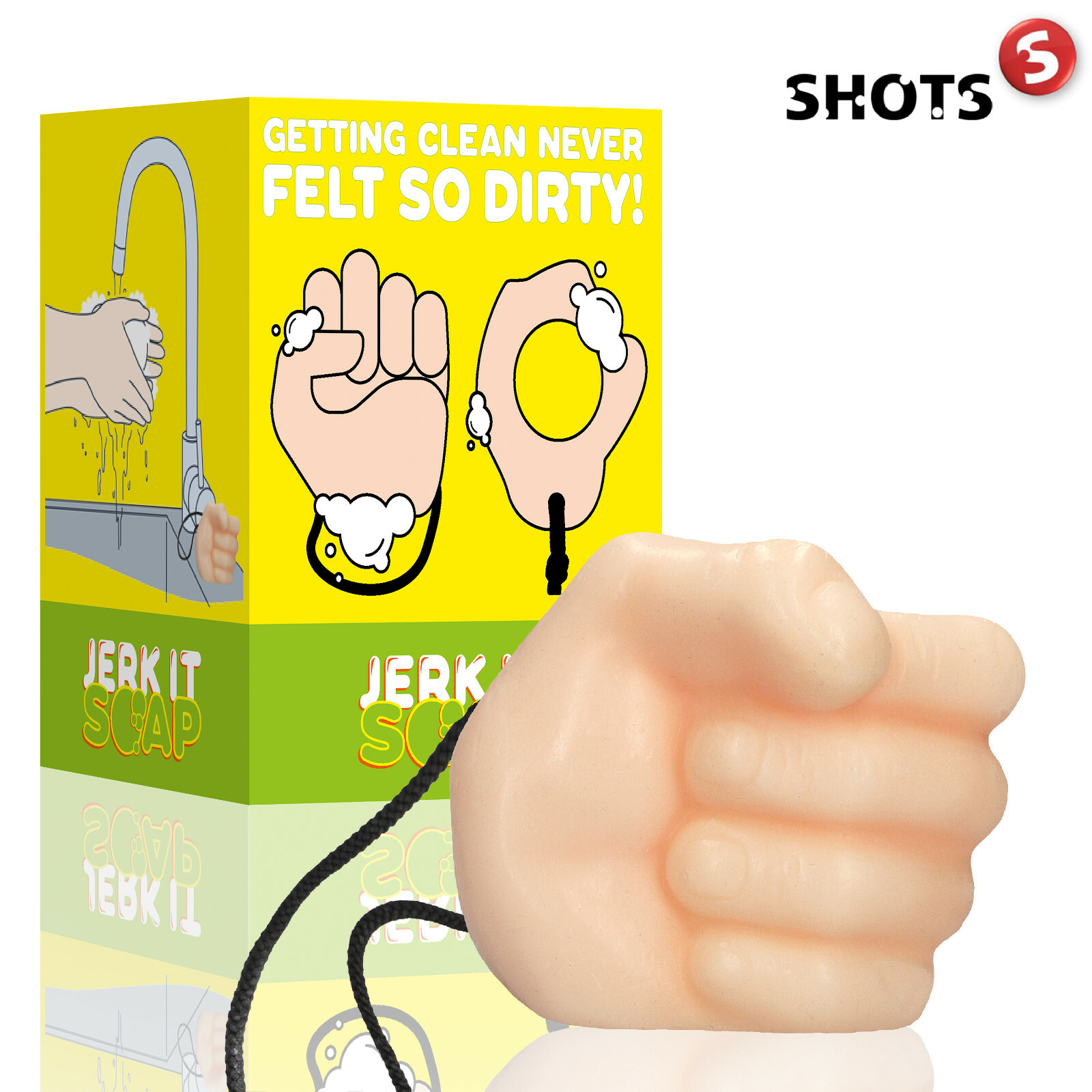 Shots S-Line Hand Jerk It SOAP Gift Sapone Saponetta Forma Mano Regali Giochi