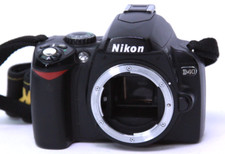Nikon D40 DSLR Camera Body Black 6.1MP - Powers on But Has Lens Error