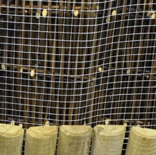 KINGFISHER SILVER SMALL SQUARE WIRE MESH GARDEN FENCING NETTING 13MM