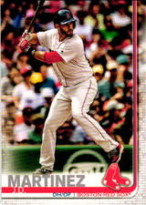 J.D. Martinez 2019 Topps Series 1 Baseball MLB Base Card #77 Boston Red Sox