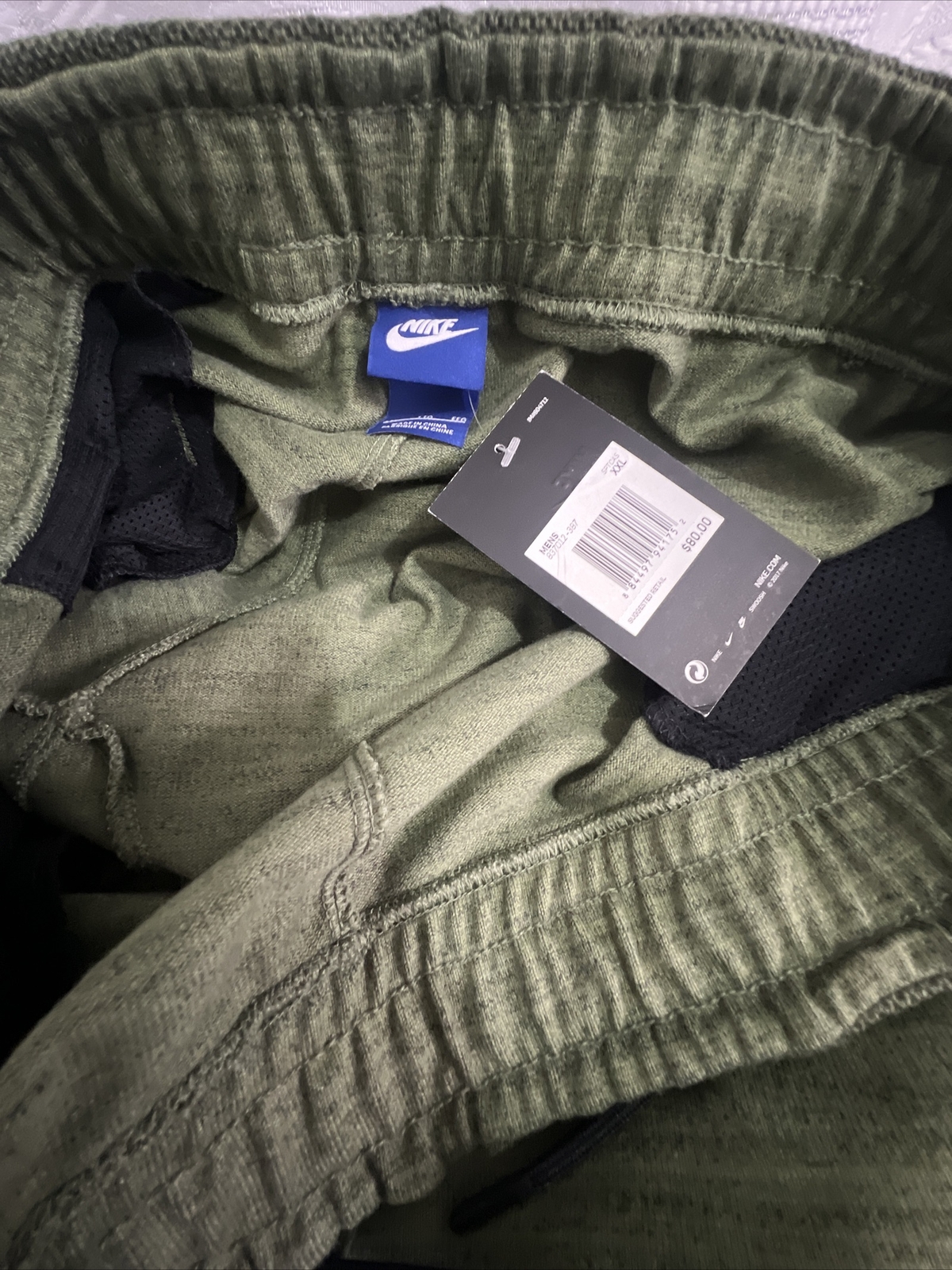 NIKE SPORTSWEAR AV15 JOGGER TAPERED HEATHER OLIVE GREEN 837012-387 ARMY ...