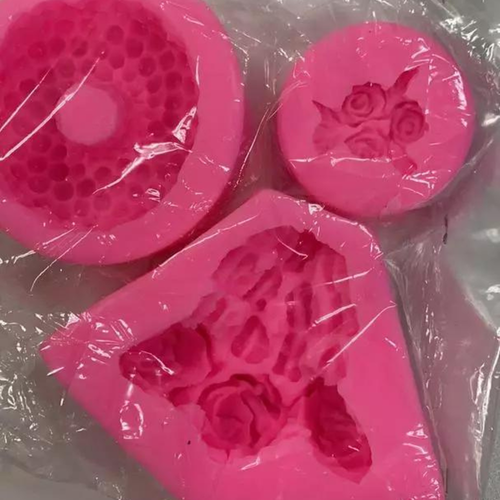 Mold Silicone Flower Garland Rose Thai Jelly Baking Dessert Wedding Malai 1 Set - Picture 13 of 13