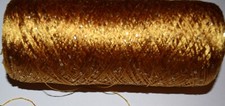 US Store NO tariff 80 yards Sequin yarn, 1mm Sequins, Gold