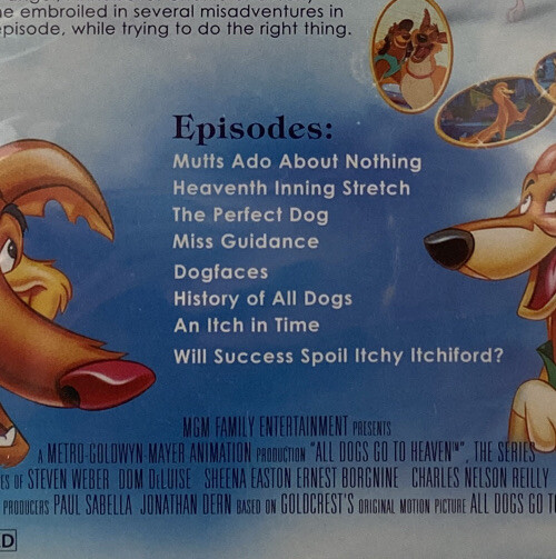 All Dogs Go To Heaven The Series DVD Doggie Tales Volume 2 LBB76