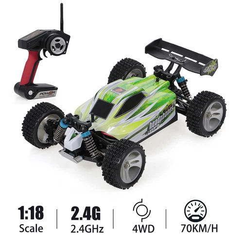 WLtoys A959-A 1/18 2.4G 4WD RC Racing Car 70KM/H High-Speed Off-Road Buggy RTR - Picture 18 of 22