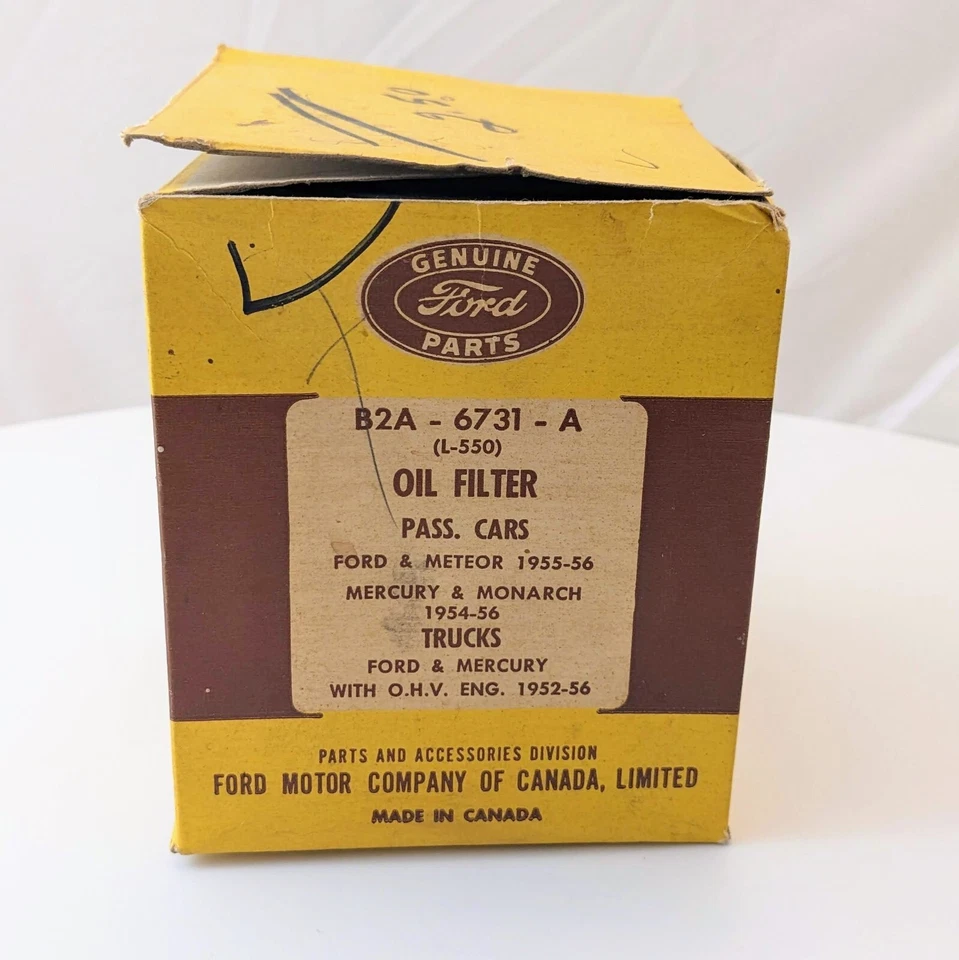950's Genuine Ford Parts Oil Filter Mercury & Monarch — 第 2/4 张图片