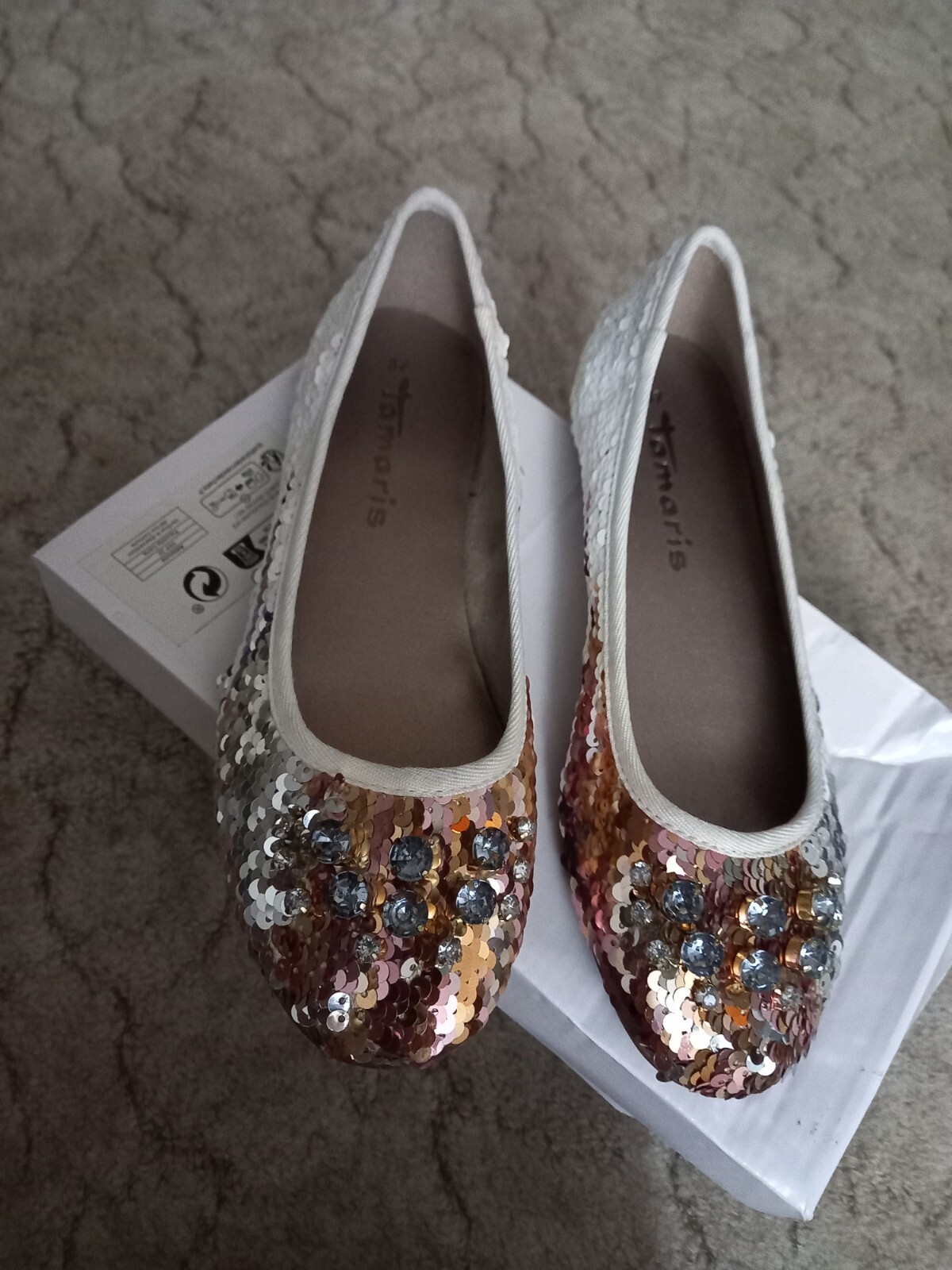 Tamaris Ballerinas Gr. 37 neu