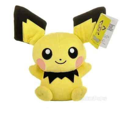 Pichu Plüschtier Stofftier Pikachu Pokemon neu 35cm gelb