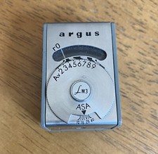 Vintage Argus Miniature Light Meter model LM-3 Movie M3 Camera JAPAN