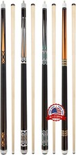 Set De 4 Tacos Jugar Billar De 58 Set Of 4 Pool Cues New Billiards Pool Sticks