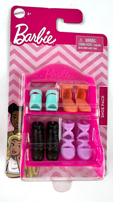 Barbie Shoe Pack for 12'' Toy Doll Accessory Pack Shoes 2020 Mattel