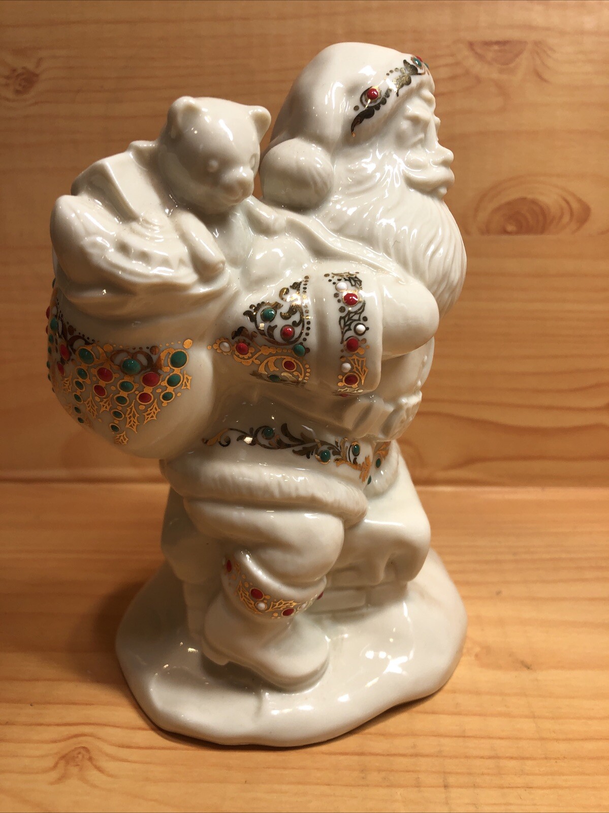 Collectable Lenox China Jewels Collection Santa's Visit 4th in Series