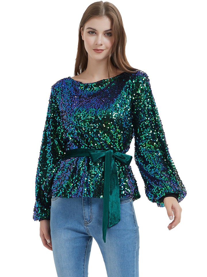 Cordelia Pullover Top, Shimmer