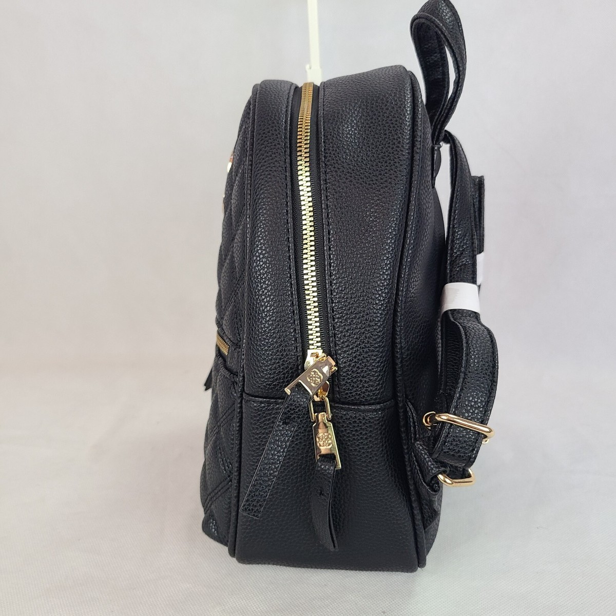 Dome Backpack, Black Daisy, Women\'s Vaction Work Travel Bag New DAISY FUENTES Black Diamond Quilted Backpack Handbag $88  main image 4