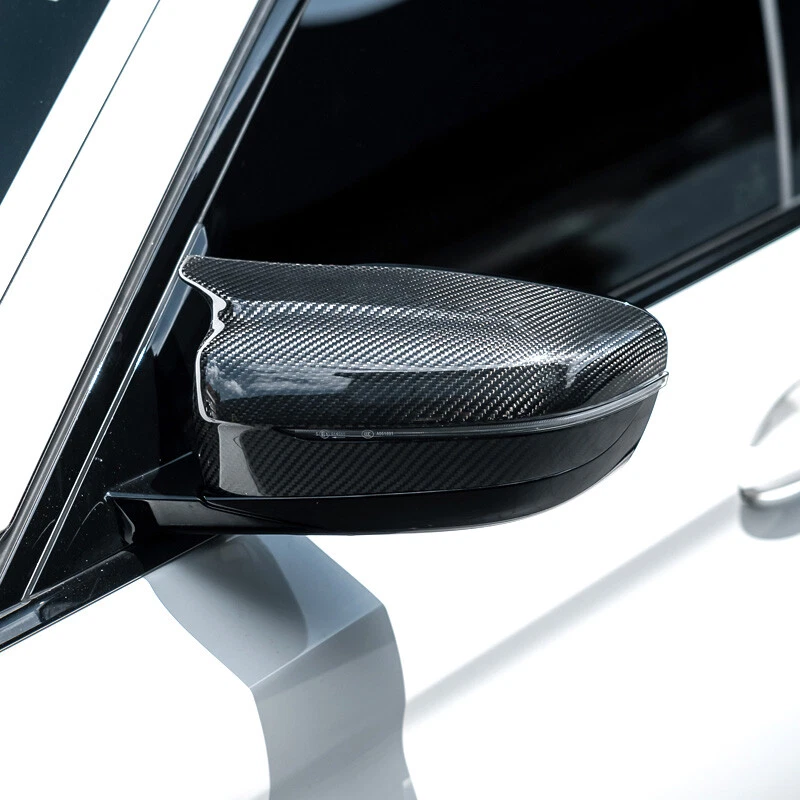 Cubiertas de espejo retrovisor deportivo de fibra de carbono M Tuning para BMW Serie 5 M550i M550d G30 Foto 3 de 4