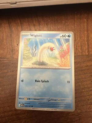 Pokemon Card NM Wiglett HP60 BAsic 058/197 2023 | eBay