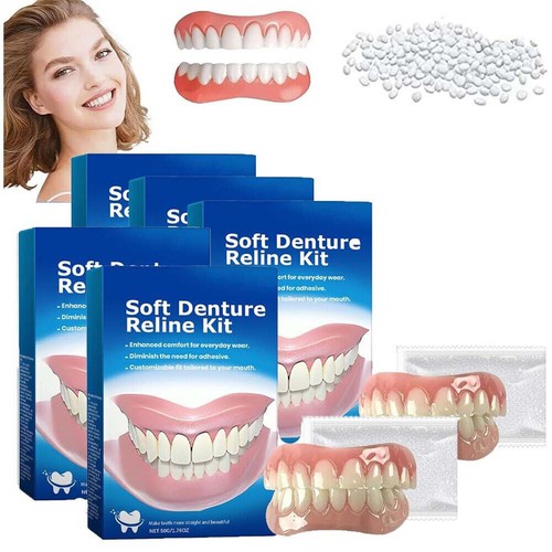 Perfect Fit Kit Reline Silicone Protesi Morbida Reline per Uomo e Donna2025 - Foto 22 di 22