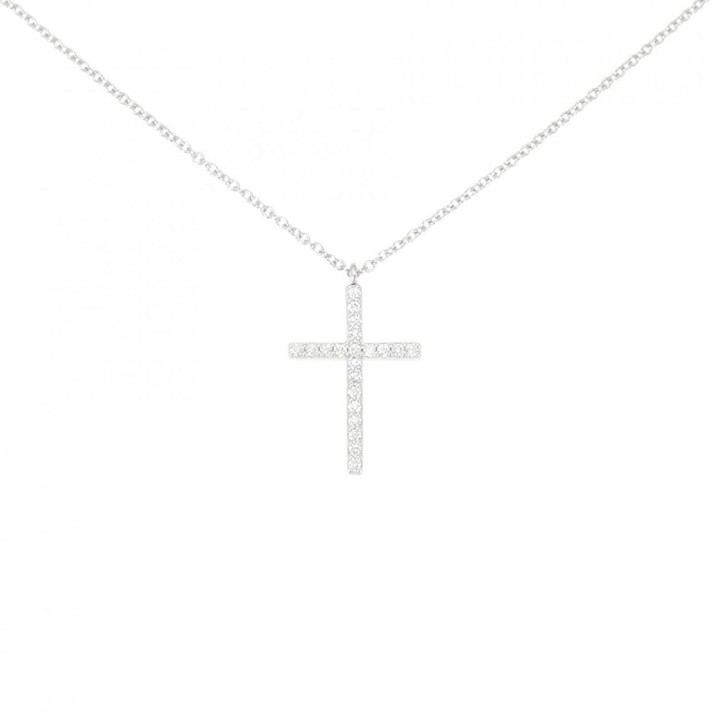 Authentic Tiffany Metro Cross Medium Necklace  #260-007-057-6740