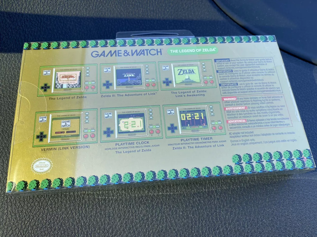 IN HAND Nintendo Game Watch The Legend of Zelda RARE SOLD OUT US SELLER