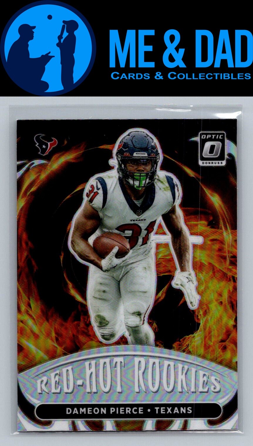 2022 Panini Dornuss Optic Silver #RHR-10 Red Hot Rookies Dameon Pierce