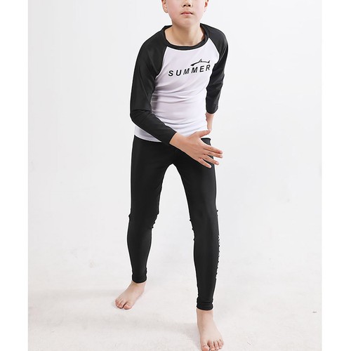 Kids Boys Activewear Training Tracksuits 2 Piece Outfits Workout Swimsuit Teens - Picture 6 of 19