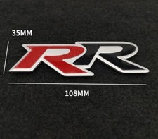 Mugen RR Honda Boot Badge Emblem S2000 Integra Jazz Odyssey Civic Accord CRV HRV