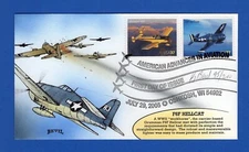 Scott 3920 & 3918 Aviation Ercoupe & Hellcat HP Bevil FDC 95/200