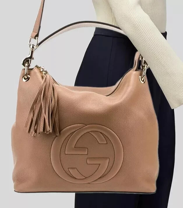 new Gucci GG Soho Beige Shoulder Bag Handbag 536194 A7M0G 2754 | eBay