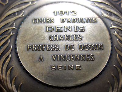 Médaille En Argent - Sologne Viticulture 1912 Par Alphée Dubois - Pièce De Collection Du XXe Siècle