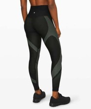 NWOT - Lululemon Mapped Out High-Rise Tight 28" Black / Florid Flash | SIZE: 2
