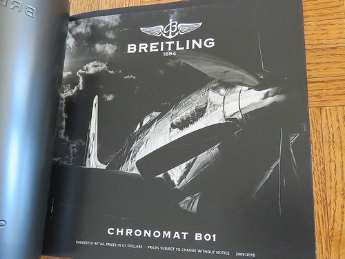Breitling Chronomat B01 3/2009 & 8/2009 CATALOG BROCHURE BOOK - Picture 4 of 6
