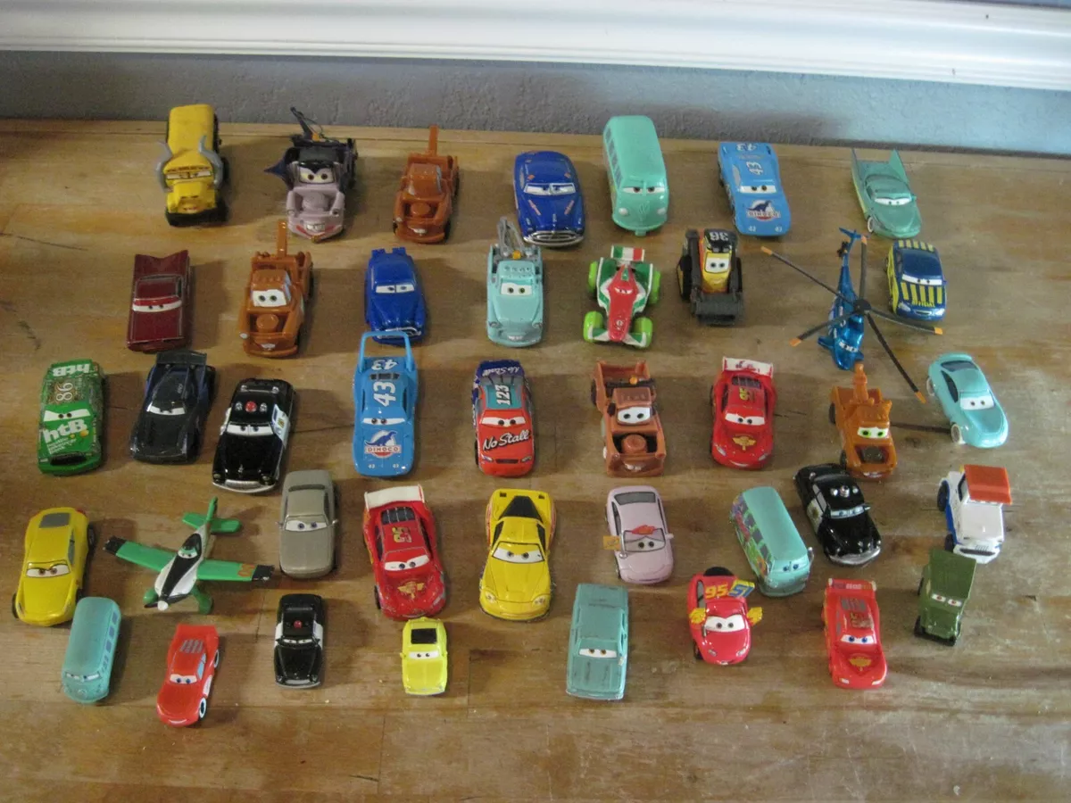 Lot of 23 Disney Pixar CARS Planes DIECAST VEHICLES LOT Race Cars,  Helicopter