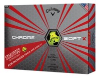 2017 Callaway Chrome Soft X Truvis Golf Ball Yellow/black 3 Dozen on sale 2017 Callaway Chrome Soft X Truvis Golf Ball Yellow/black 3 Dozen on sale