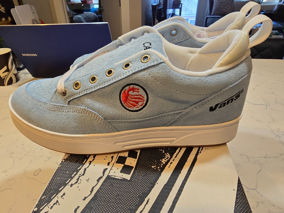 VANS Skate Cab HALF CAB BABY BLUE MENS SIZE 10 SNEAKERS SKATE