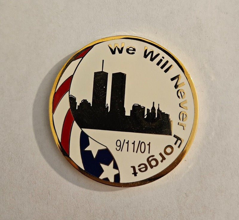 NYC Federal Community 9/11 Remembrance 1 Year Anniversary Challenge Coin