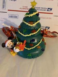 Walt Disney World Mickey Light Up Christmas Tree Popcorn Bucket Brand New Ebay