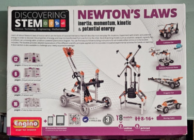 engino  NEWTONS NEWTON'S LAWS  stem    NEW  edge scuffing