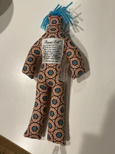 Dammit Doll Stress Relief Multicolor Plush 12 Inch Blue Hair - New w/ Tags