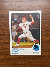 2022 Topps Heritage High Number Jhonathan Diaz SP ROOKIE #711 Los Angeles Angels