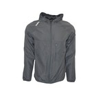 CCM Hockey Senior/Adult Training Windbreaker Full Zip Jacket (JWB4TA) Charcoal