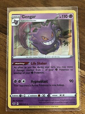 Gengar Holo - Sword & Shield Pokémon card 085/202