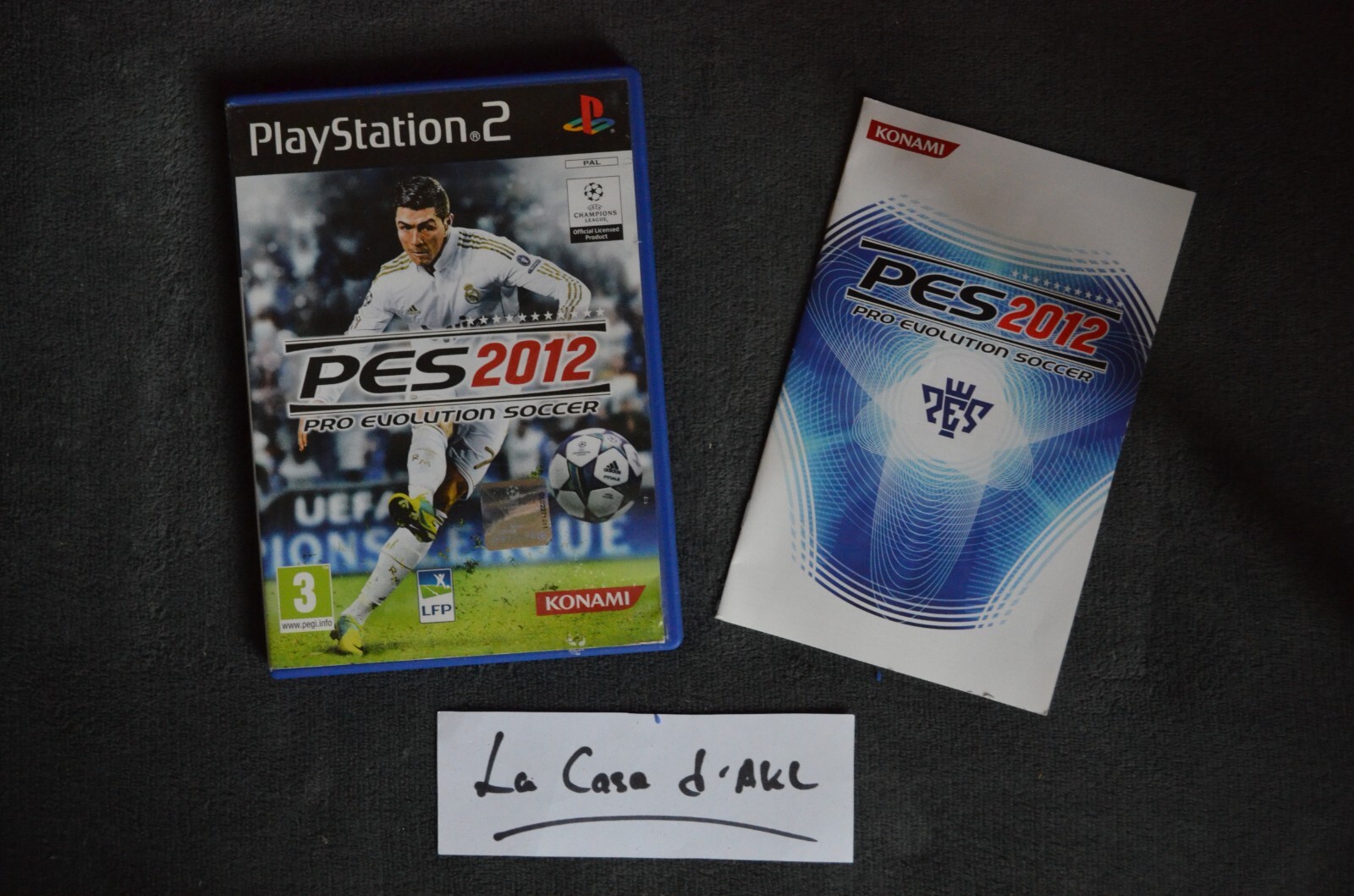₪ PAS DE JEU ₪ Boite + Notice Playstation 2 PS2 - PES 2012 Pro Evolution Soccer