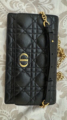 Christian Dior Caro Belt Dior Women Caro Belt with Removable Pouch Black Smooth  main image 3