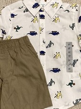 NWT Carters Dinosaur Sports Theme Boys 3T Outfit Short Set TWINS 2 Available