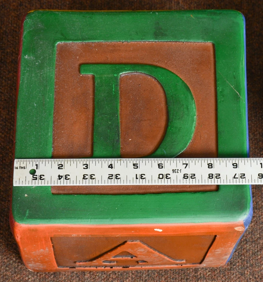 Juego de 3 bloques de utilería de bloque de letras DENNY MANUFACTURING Foto 4 de 4