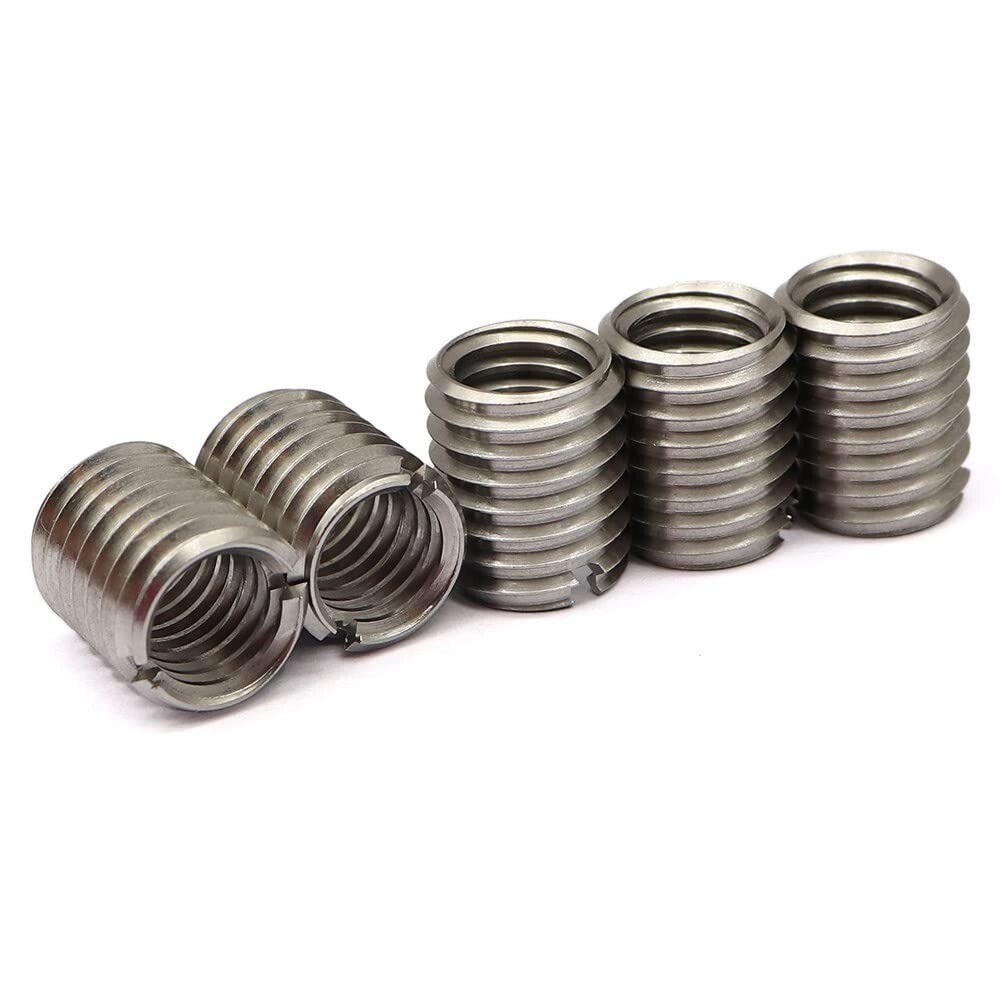 5Pcs M8 Female Thread Repair M10 12mm Male Insert Kit Thread Adapters