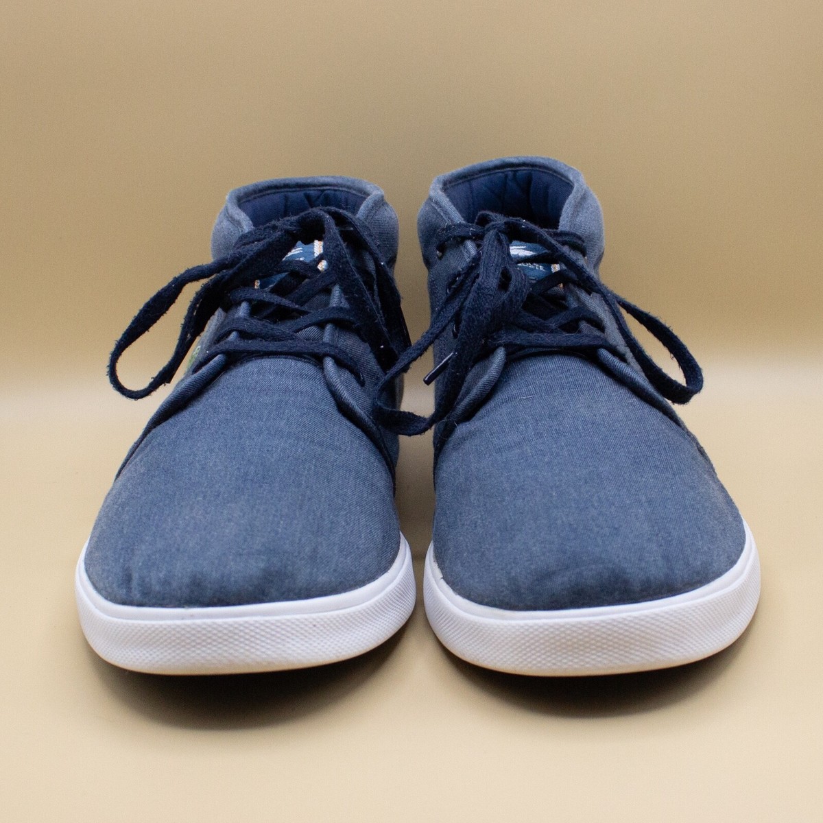 Lacoste Ampthill CS Mid Blue Chukka Sneakers Men display picture 1