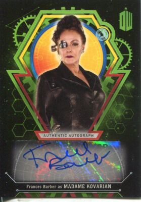 Doctor Who Extraterrestrial Encounters Green [50] Autogrammkarte Frances Barber