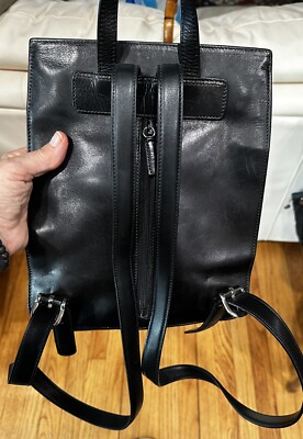 Jones New York black leather backpack with card wallet Jones New York | Bags | Jones New York Black Leather  main image 3