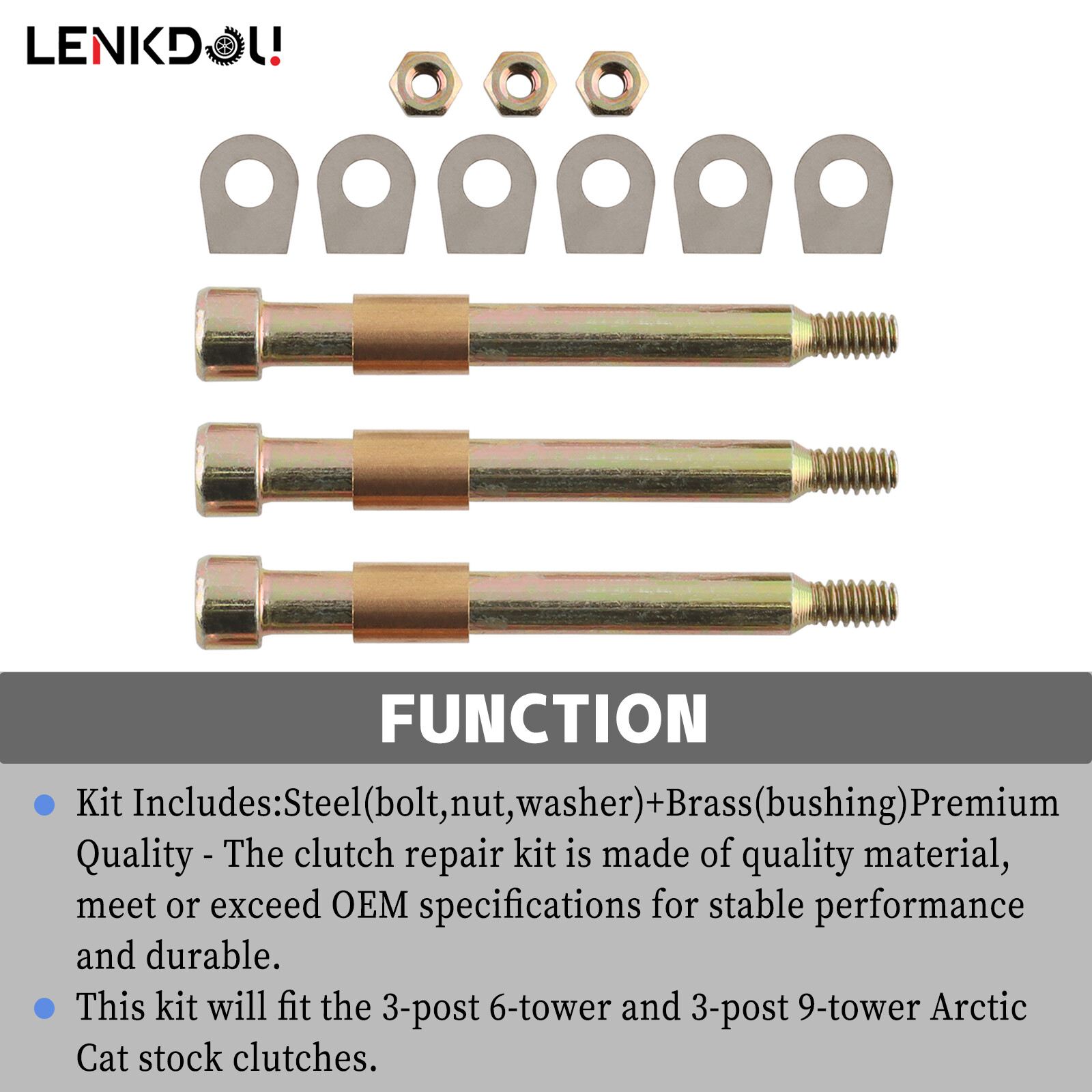 Pin Cam Arm Clutch Repair Kit For Arctic Cat ZR 900 800 ZL 600 500 ZRT